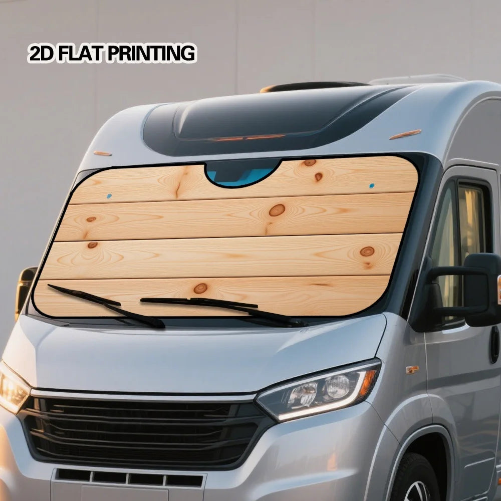 Foldable Car Windshield Sun Shade – 2D Flat Print Visor Car Sun Shade HIP