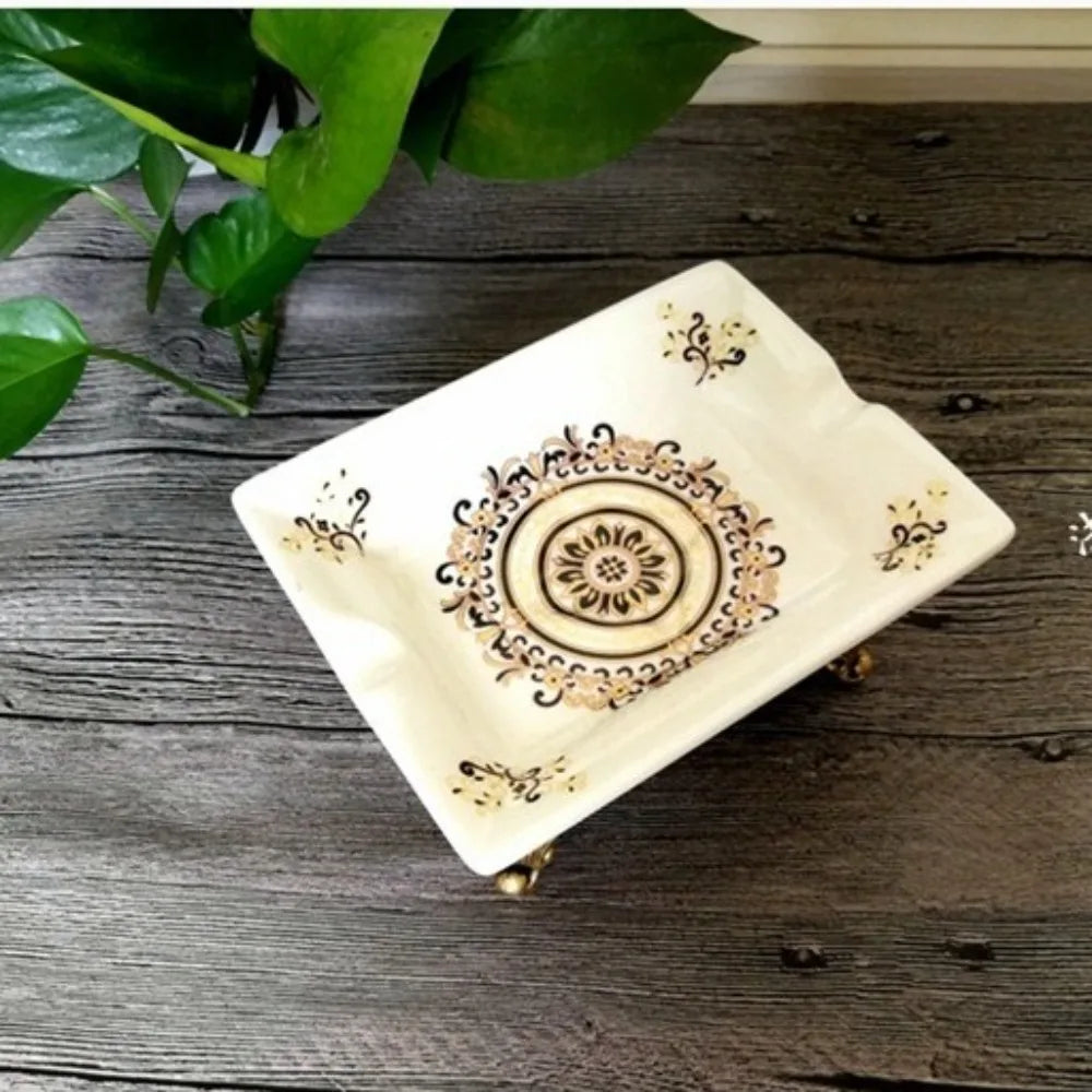 Vintage Ceramic Soap Dish – Self-Draining European Style Ceramic Soap Dish HIP