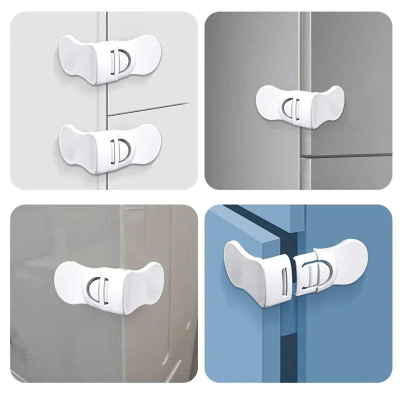 Baby Safety Drawer & Cabinet Lock – Anti-Pinch Buckle Baby Cabinet Lock HIP