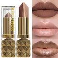 1PC Glitter Shiny Metallic Two Tone Lipstick Matte Pearlescent Lip Tint,Long Lasting Lip Senior Lip Makeup Gifts Lip Gloss Coste HIP 203