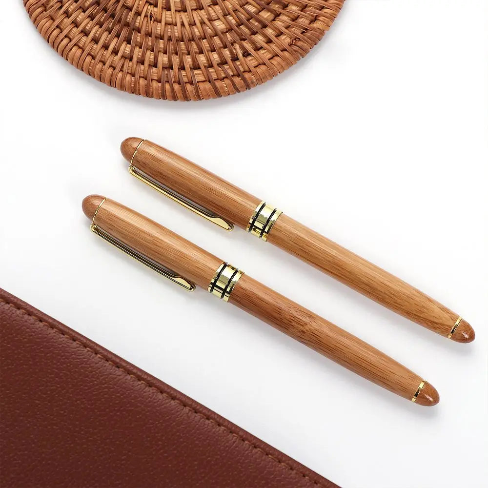 Bamboo Calligraphy Fountain Pen – Chisel Stub Nib 0.7–3mm Calligraphy Fountain Pen HIP
