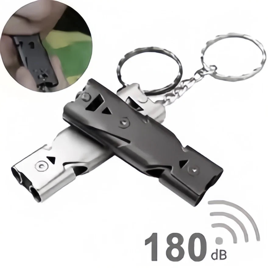 Survival Whistle Keychain – 150–180 dB Emergency Outdoor Whistle Emergency Survival Whistle HIP