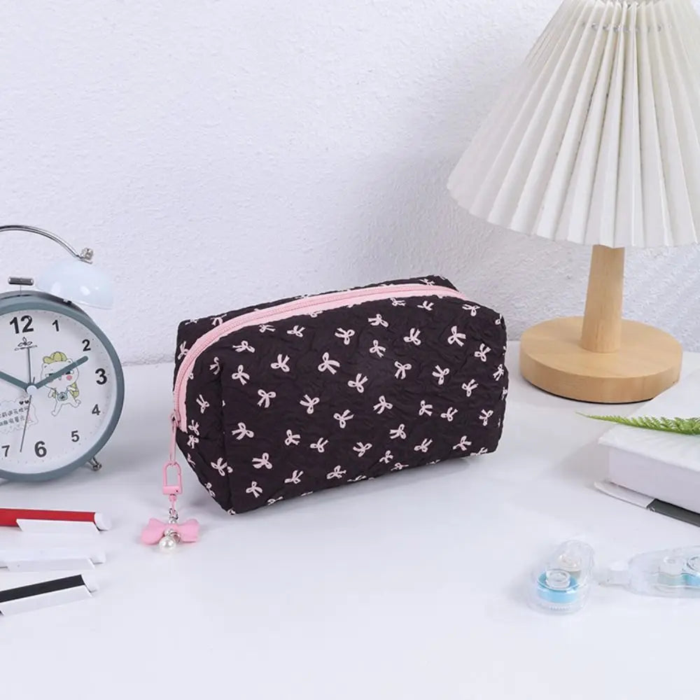 Bowknot Pencil Case – Large Capacity Pen & Cosmetic Bag Pencil Case HIP