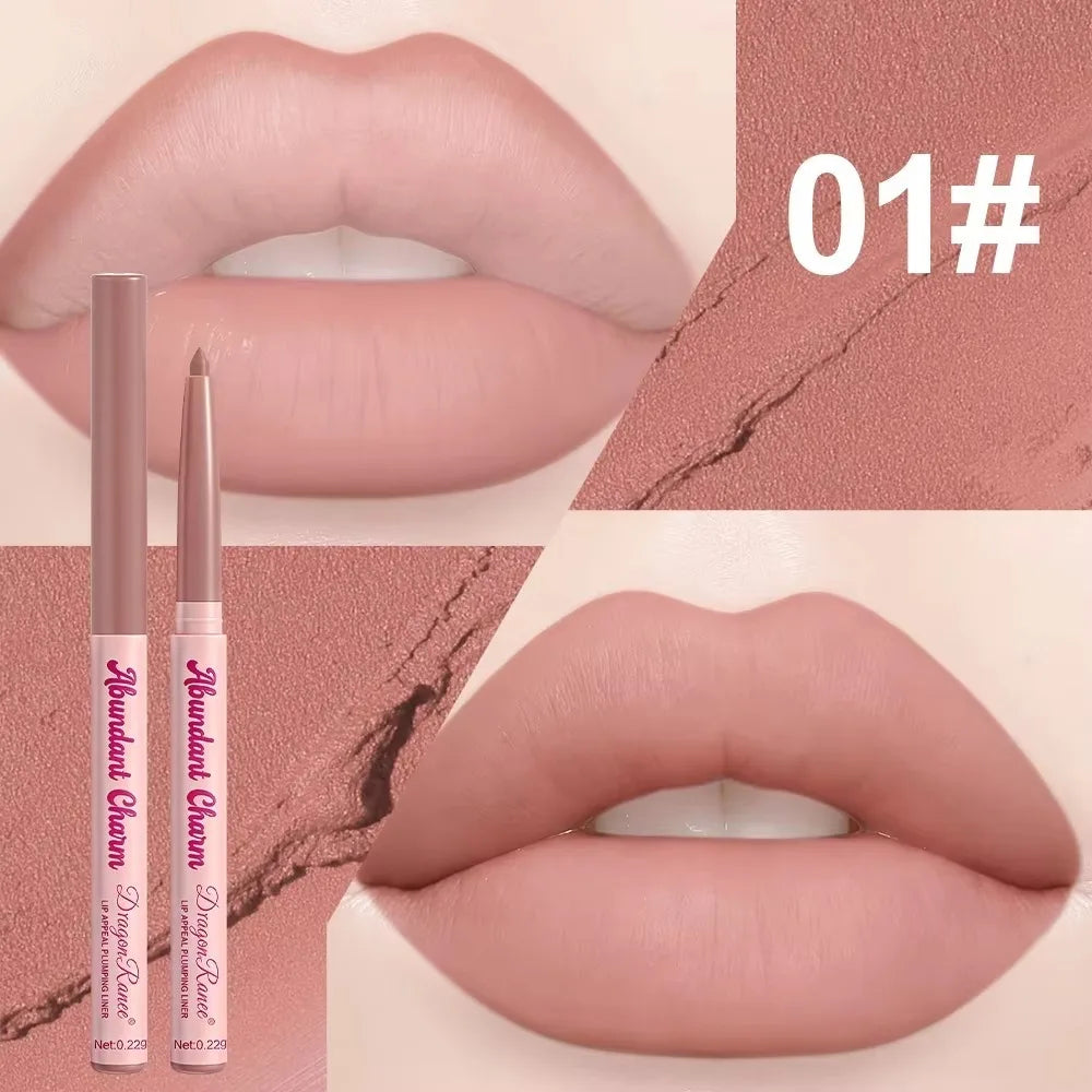 Matte Velvet Lip Liner Pencil Waterproof Precise Outline Lipstick Pen Shaping Plump Lips Contour Sexy Red Lasting Lip Makeup HIP 01