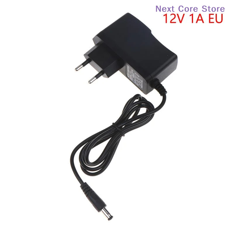 12V 1A EU Plug AC/DC Power Adapter for CCTV & IP Cameras AC/DC Power Adapter HIP