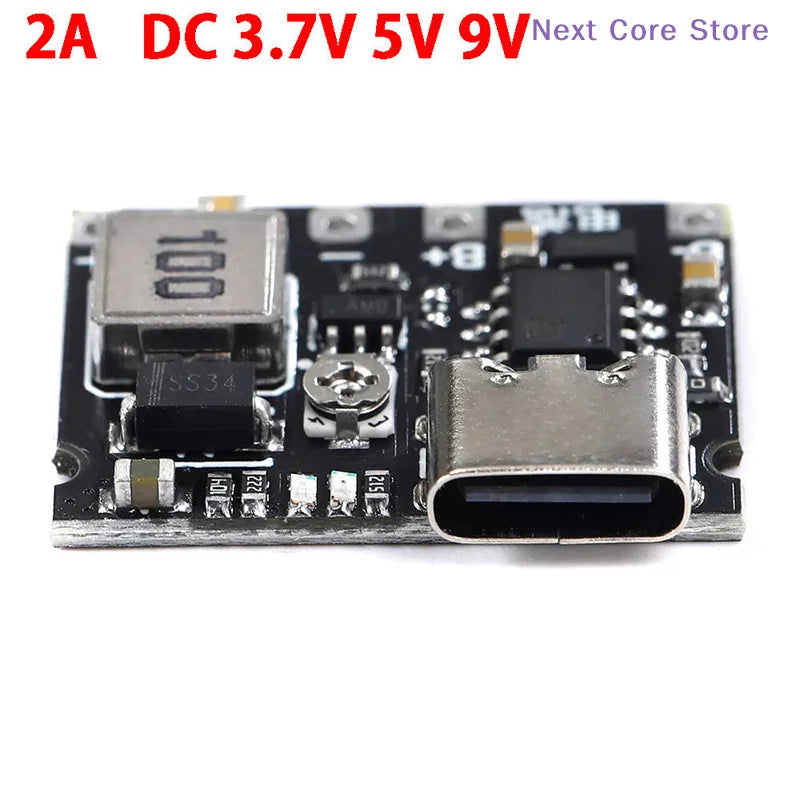 Type-C 18650 Li-ion Battery Charger Board DC Boost Module TP4056 Battery Charger Module HIP