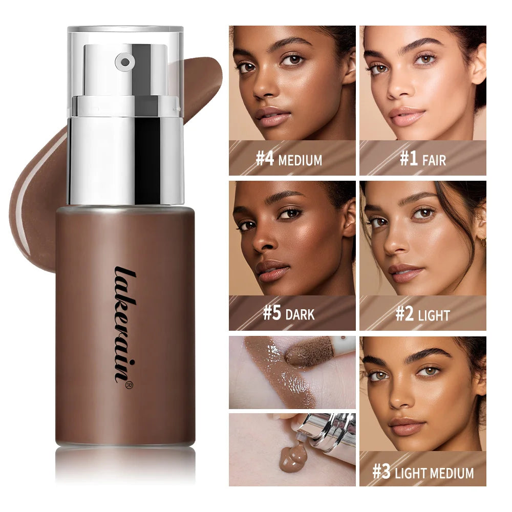 Long Lasting Foundation Serum With Bronzing Shaping Moisturizes Nourishes Skin Brighten Facial Contouring Concealer Cosmetics HIP