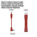 USB4 Type-C Cable 240W Fast Charge 80Gbps 8K60Hz USB4 Charging Cable HIP FPC-240W-GG-HH 67mm Type-C to Type-C
