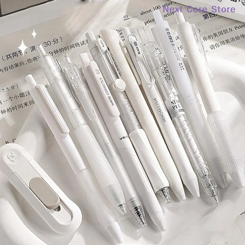 5-Piece Quick-Dry Gel Pen Set – Smooth Student & Office Pens Gel Pen Set HIP