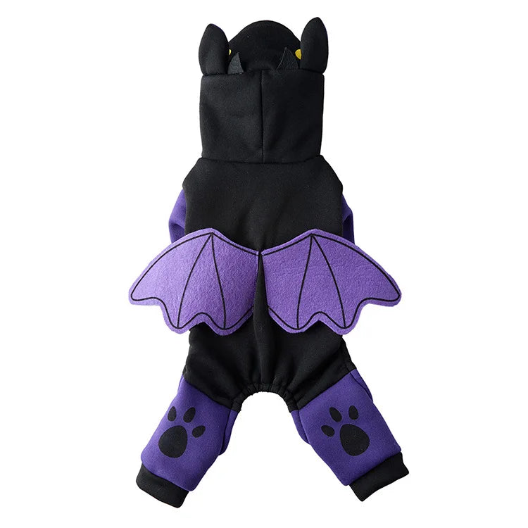 Halloween & Christmas Dog Costume – Warm Plush Outfit for Puppies Dog Costume HIP K L