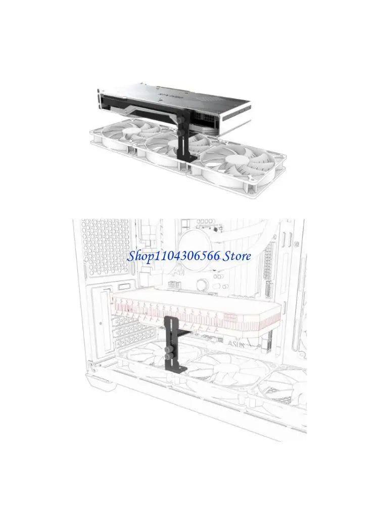 Metal GPU Support Bracket – Graphics Card Stand for PC Case GPU Support Bracket HIP