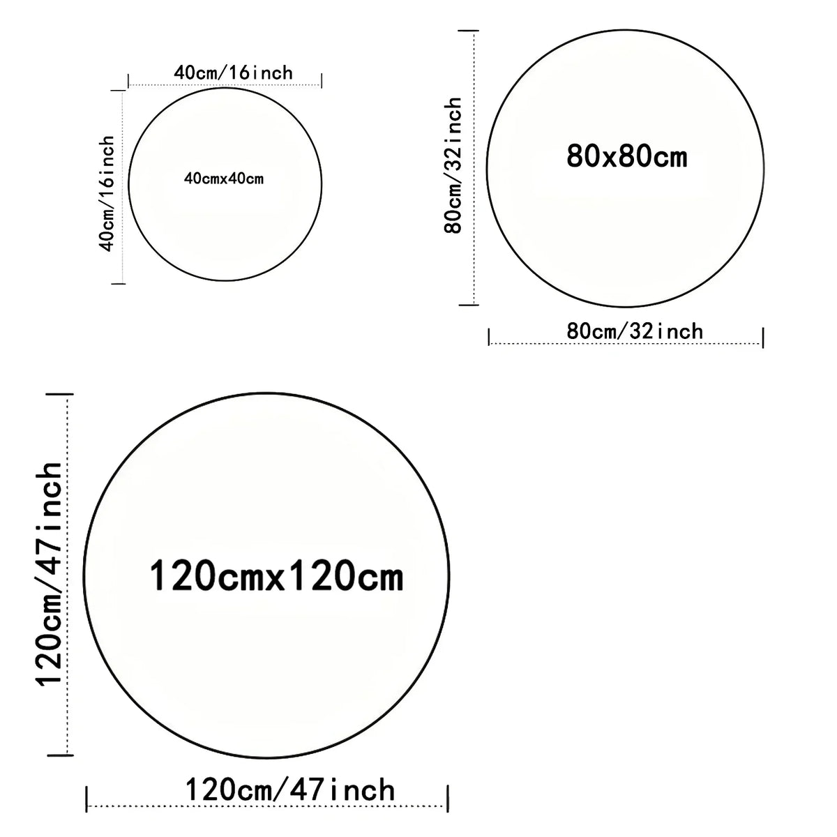 Round Non-Slip Circle Rug – Modern Area Carpet for Any Room Round Area Rug HIP