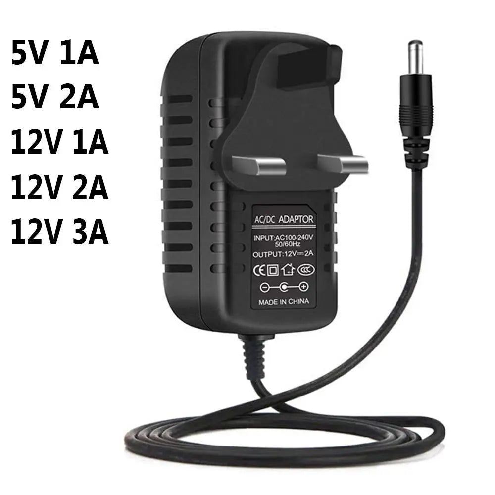 UK Plug AC/DC Adapter 5V 12V 1A 2A 3A – LED Power Supply AC/DC Power Adapter HIP 9V 2A