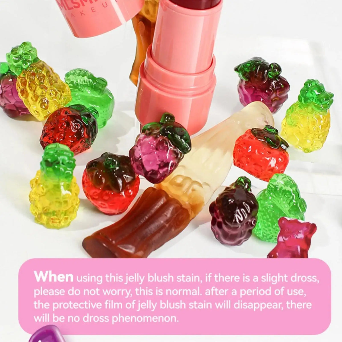 MLSMILE 2-in-1 Jelly Blush & Lip Tint Stick Set – 2 PCS Jelly Blush Tint Set HIP