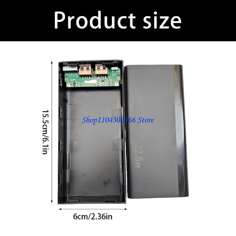 22.5W Fast Charging Battery Case for 1260110 Batteries Battery Case Holder HIP