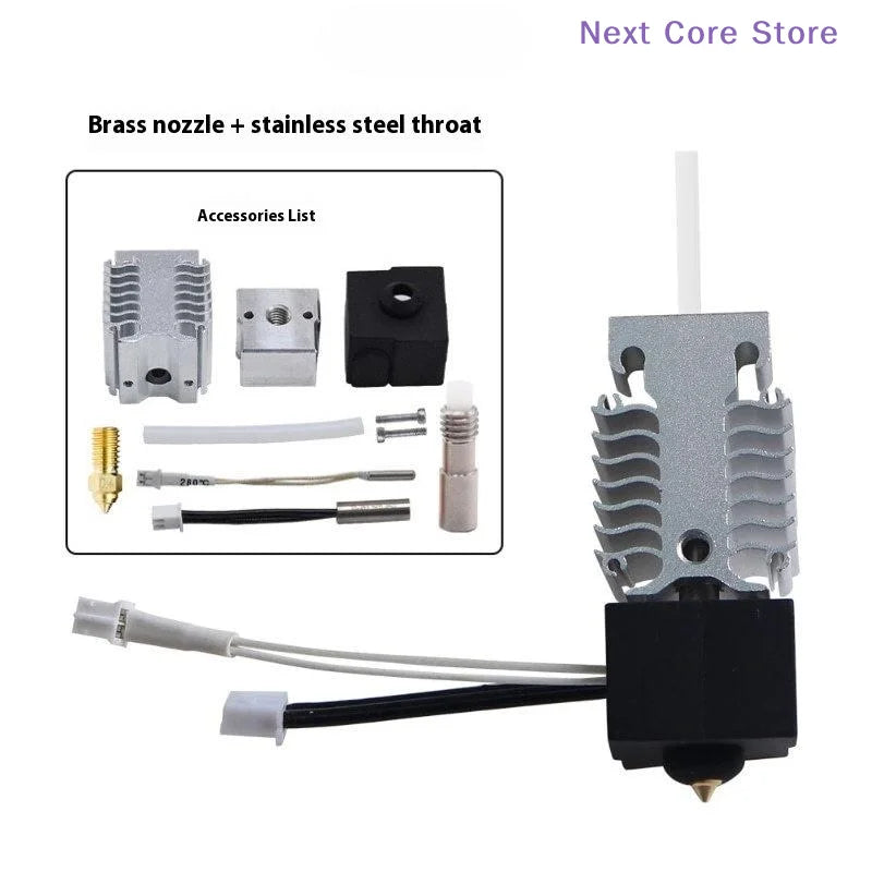 Ender 3 V3 SE All-Metal Hotend Nozzle Kit – Stainless Steel 3D Printer Hotend Kit HIP