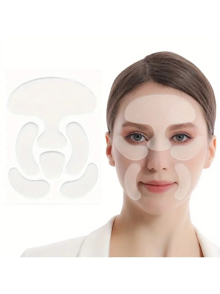 Reusable Silicone Anti-Wrinkle Face Patches – Forehead & Eye Anti-Wrinkle Face Patches HIP a set