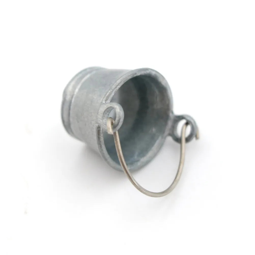 1:12 Miniature Metal Bucket – Dollhouse Kitchen Decor Dollhouse Miniature HIP