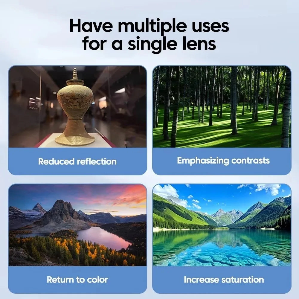 52MM CPL Circular Polarizer Filter for Mobile Photography Camera Lens Filter HIP