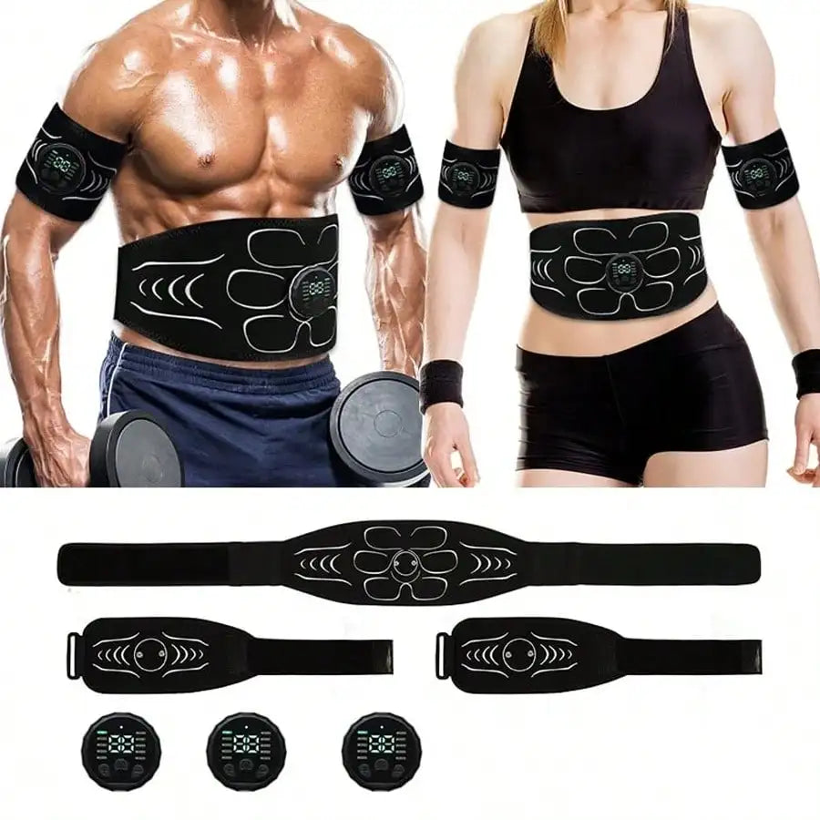 EMS Abdominal Muscle Stimulator & Toning Belt | HIP EMS Toning Belt HIP black 1