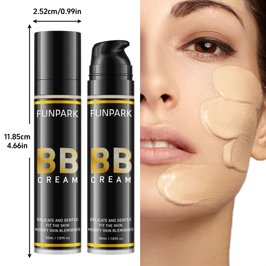 8-Shade CC Cream Foundation & Concealer – Waterproof Coverage CC Cream Foundation HIP