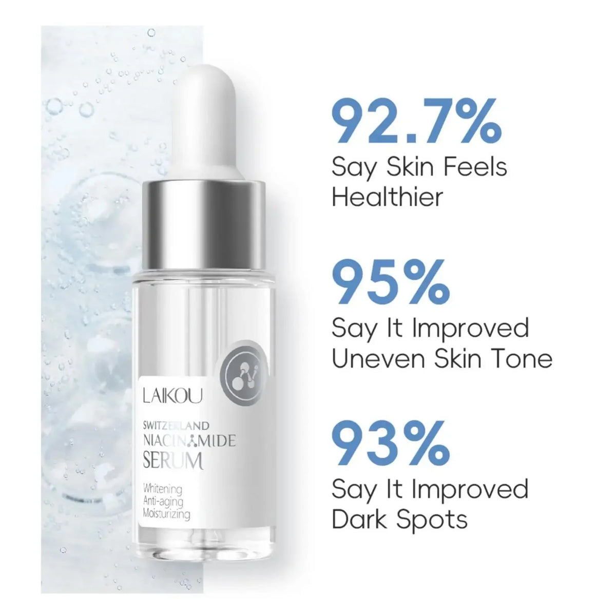 LAIKOU Niacinamide Face Serum 17ml – Brighten & Hydrate Brightening Face Serum HIP
