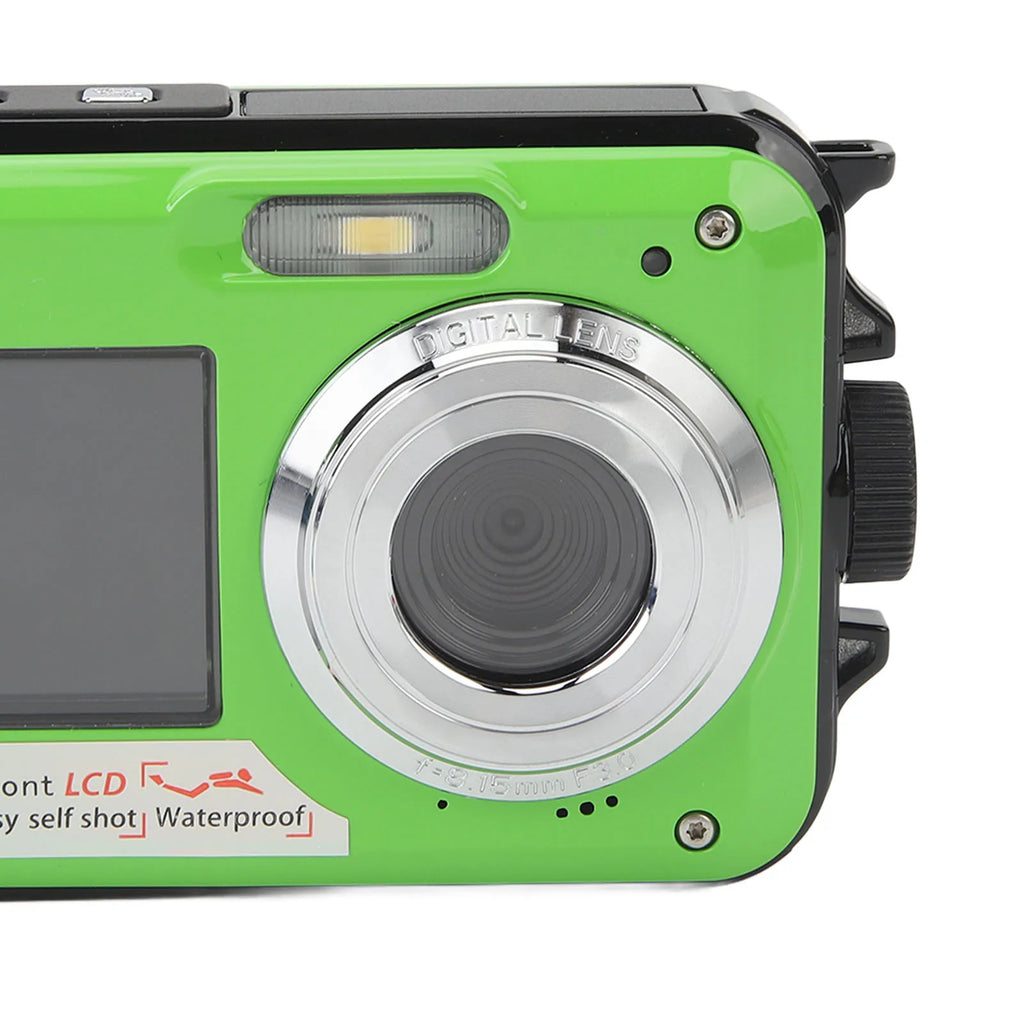 Waterproof Digital Camera Face Detection Timed Selfie 48MP 16X Digital Zoom Dual Screen Portable Digital Camera for Travel HIP