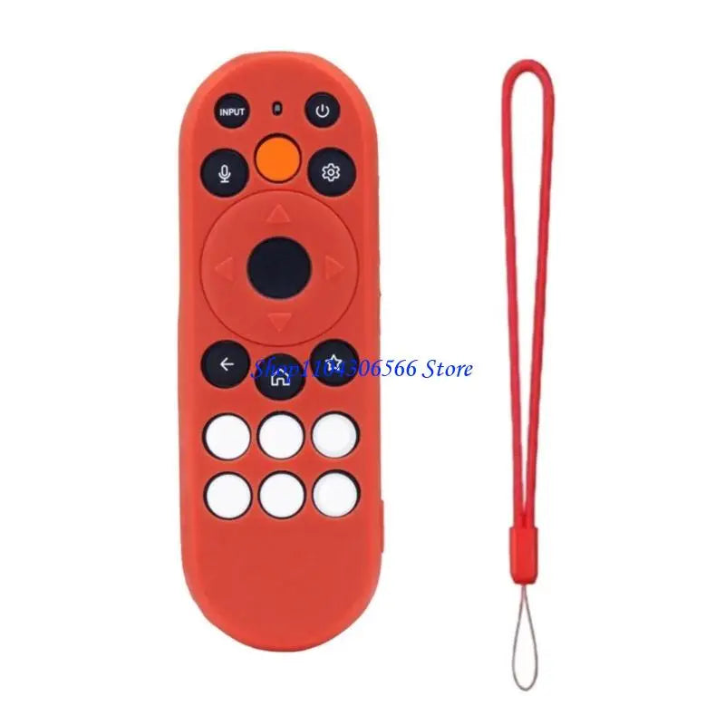 Silicone Case for XRT290 Remote – Glow in Dark & Lanyard Remote Control Case HIP red CN