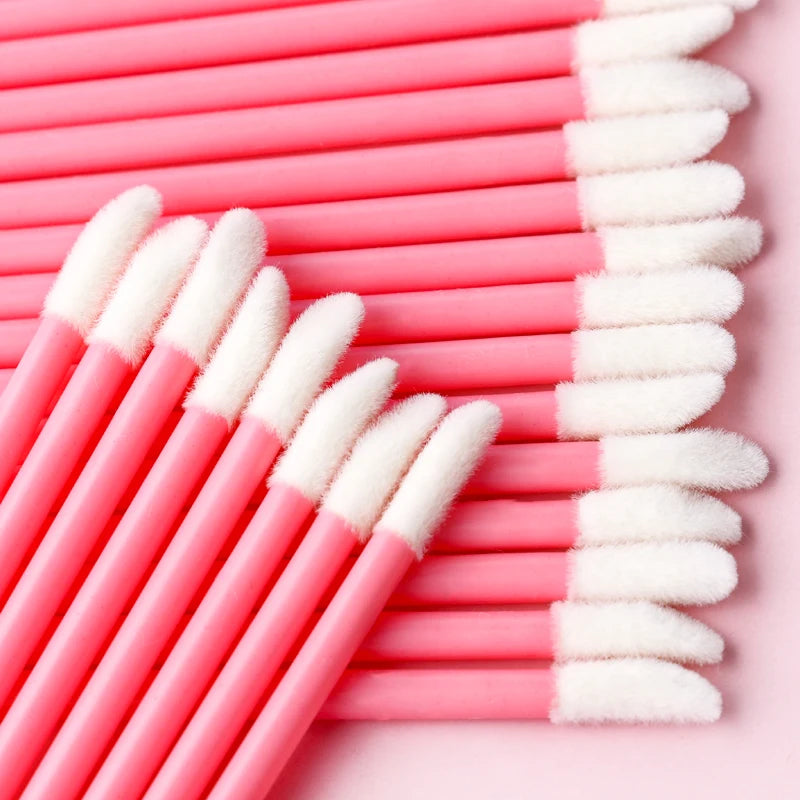 50/1000pcs Lip Gloss Applicator Wand Wholesale Lip Brushes Applicators Eyelashes Brush Lipstick Brush Makeup Beauty Supplie Tool HIP