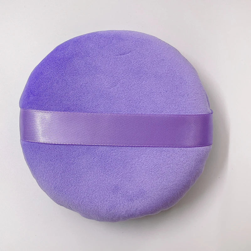 13cm Extra Large Velvet Powder Puff – Face & Body Setting Powder Puff HIP purple