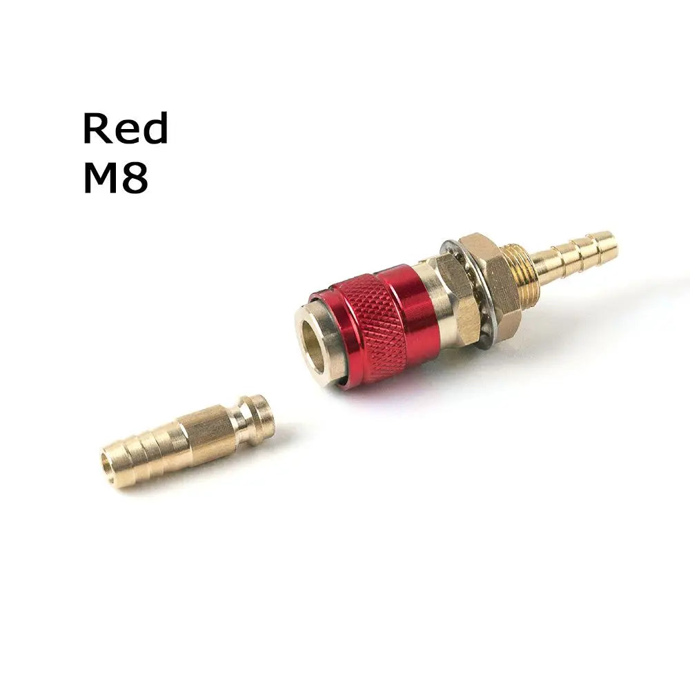 M6 M8 Water Cooled Quick Connector for MIG TIG Welder Torch Welding Connector Adapter HIP red M8