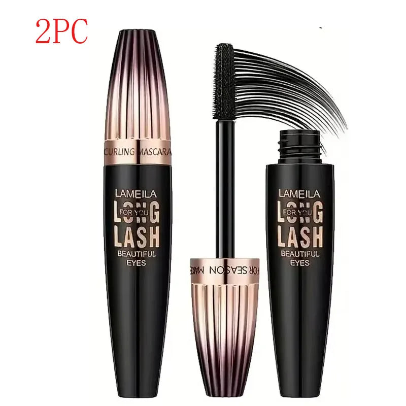 4D Waterproof Mascara – Volumizing, Lengthening & Curling Mascara HIP 2PC