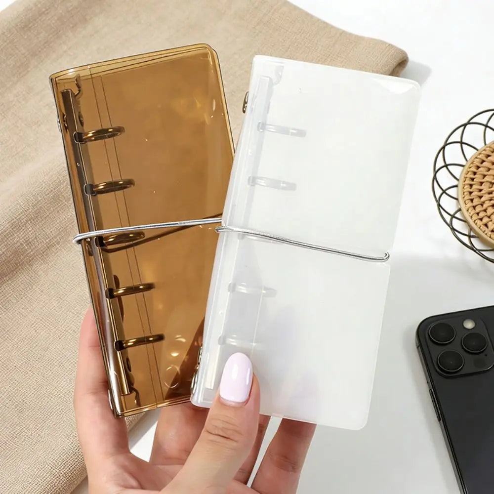 Transparent PVC Loose-Leaf Binder – Photo Card & Journal Organizer Loose-Leaf Binder HIP