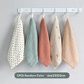 Soft Gauze Cotton Baby Washcloths – 5-Pack Face & Bath Towels Baby Washcloths HIP C36-Random Color 5pc