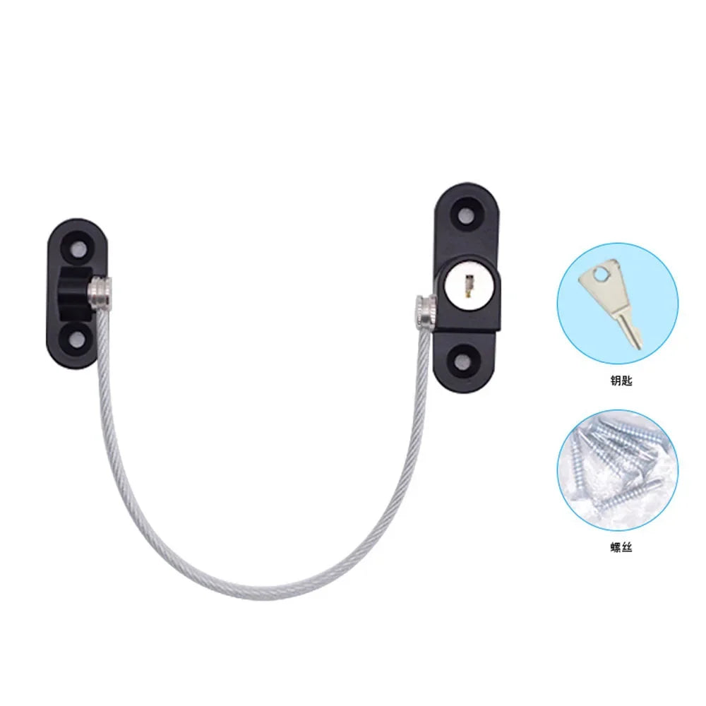 Child Safety Window & Drawer Lock – Aluminium Alloy | 2 Colors Baby Safety Lock HIP