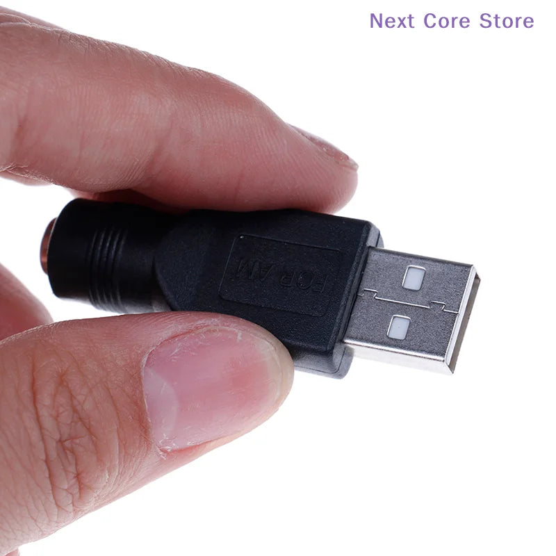 5V DC 5.5x2.1mm to USB 2.0 Male Female Adapter Converter USB DC Adapter HIP