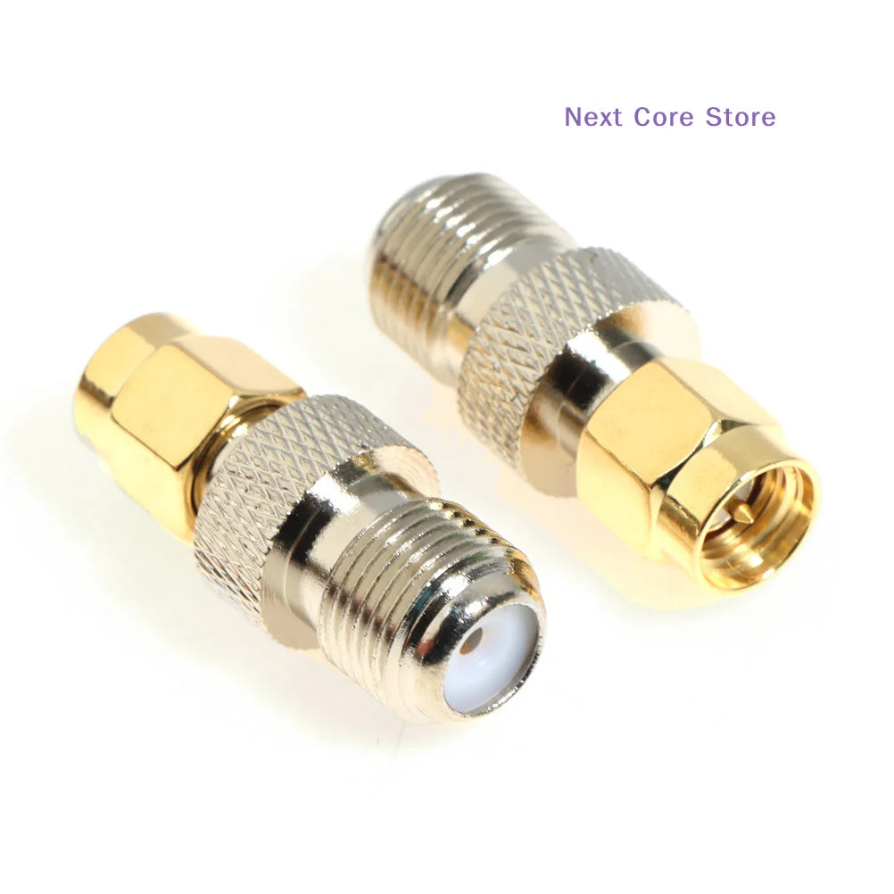 F Female to SMA Male RF Coaxial Adapter | Brass Connector RF Coaxial Adapter HIP