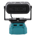 Space Heater Fit for DCB208 Li Ion Battery Smart Constant Temperature Electric Small Warmer 200W 2 Level Adjustable HIP Blue