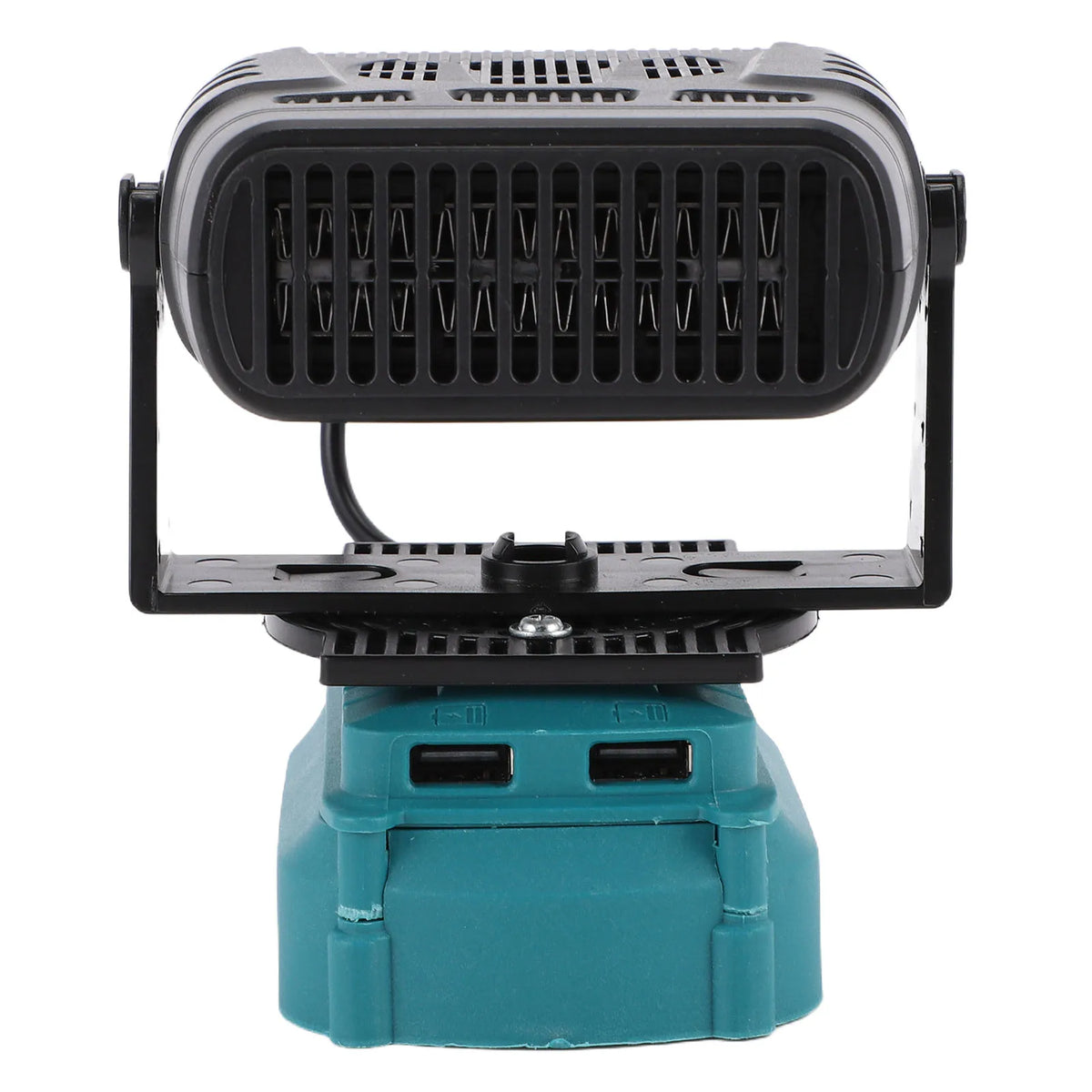 Space Heater Fit for DCB208 Li Ion Battery Smart Constant Temperature Electric Small Warmer 200W 2 Level Adjustable HIP Blue