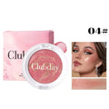 Marble Blush Palette Pearlescent Baked Brightening Blush Powder Cheek Tint Blusher Contour Highlighter Face Shadow Shimmer Rouge HIP 04