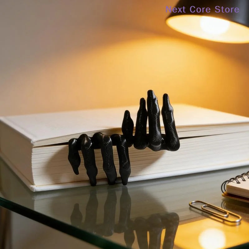 3D Printed Devil Claw Bookmark – Gothic Punk Page Marker Novelty Bookmark HIP