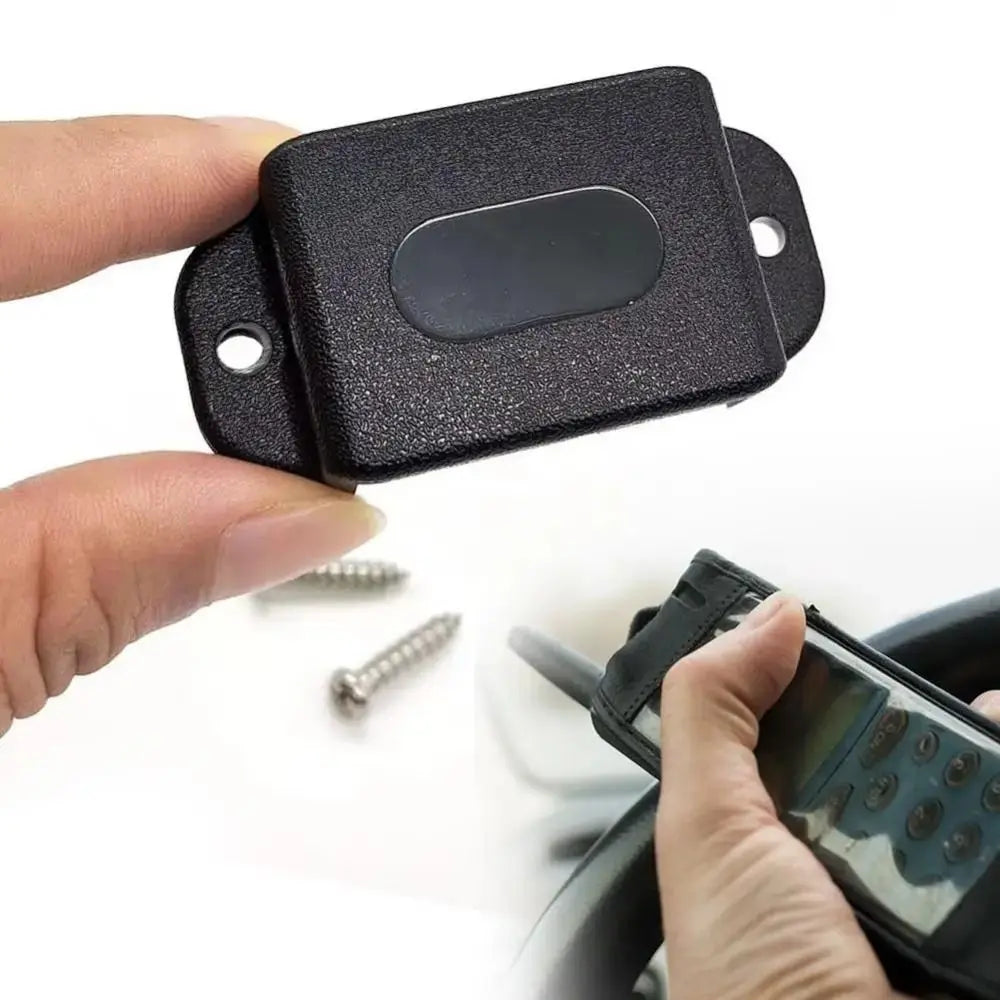Universal Walkie Talkie Car Bracket – Screw Fix & Adhesive Car Radio Holder HIP