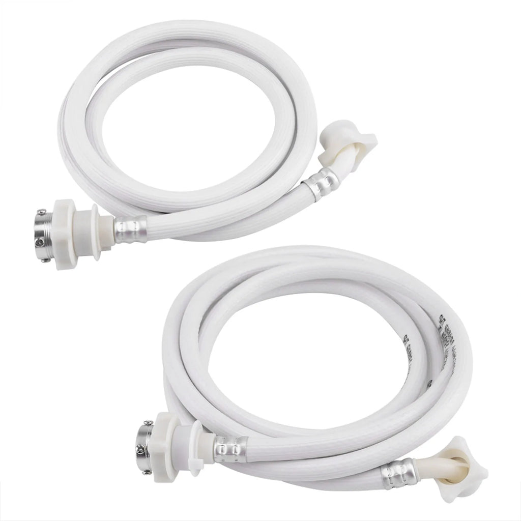 Inlet Hose Washing Machine Water Inlet Hose Washing Machine Water Inlet Hose Washer Pipe Tube Connector White Color Long Length HIP