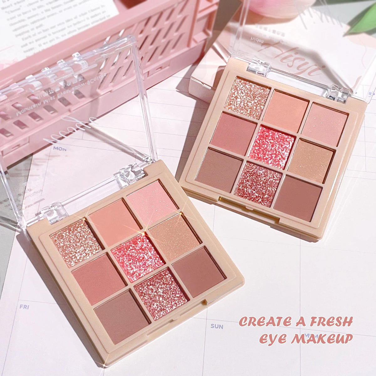 9-Color Matte & Shimmer Eyeshadow Palette | HIP Eyeshadow Palette HIP