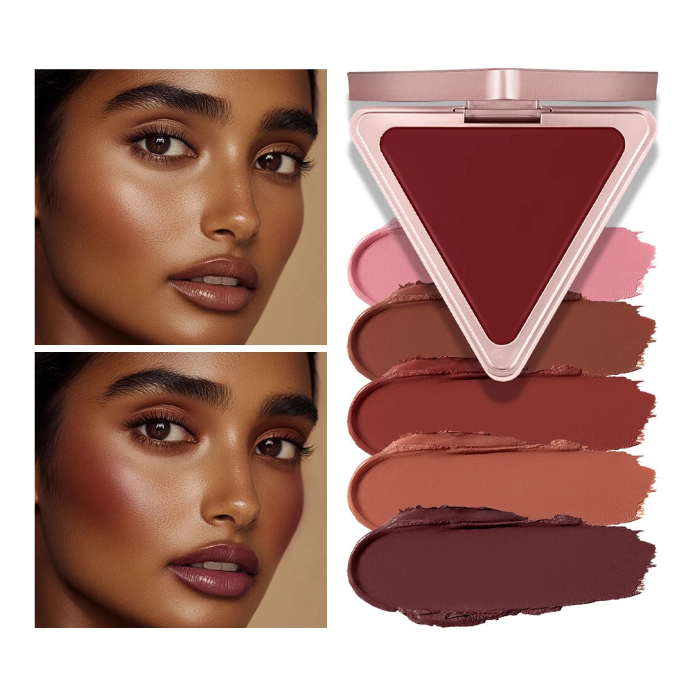 Higher Standard Satin Matte Cream Blush Long-Lasting Makeup Blush Brightening Low Saturation Shrinking and Expanding Natural HIP
