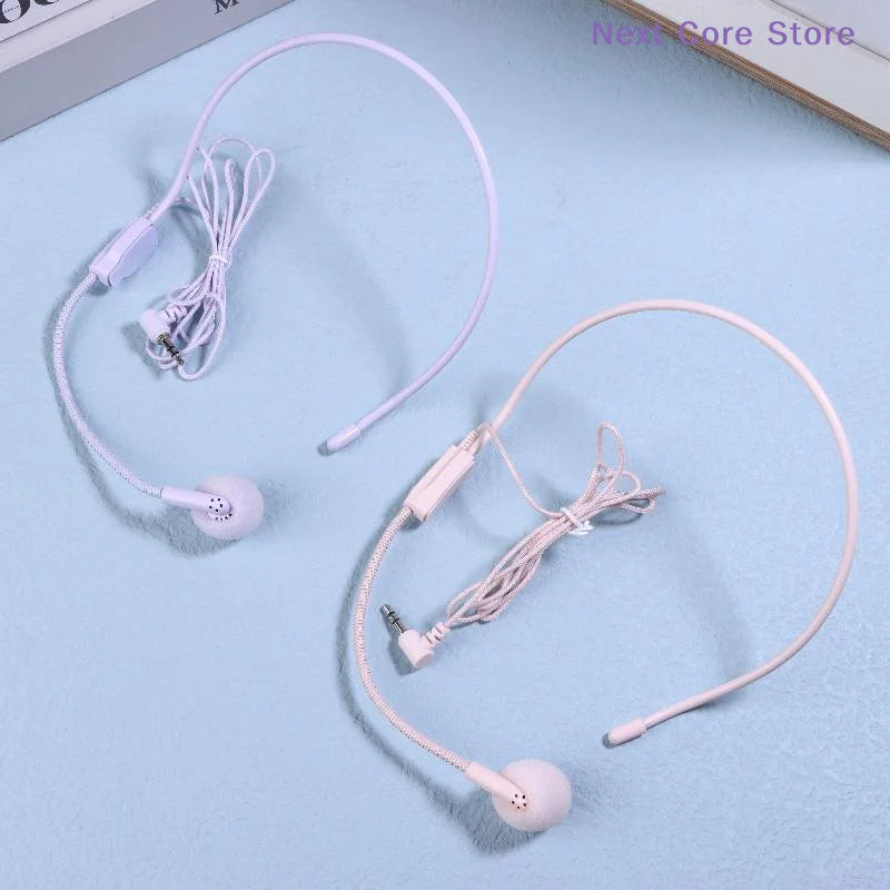 Head-Mounted Headset Microphone 3.5mm – Teaching & Meetings Headset Microphone HIP