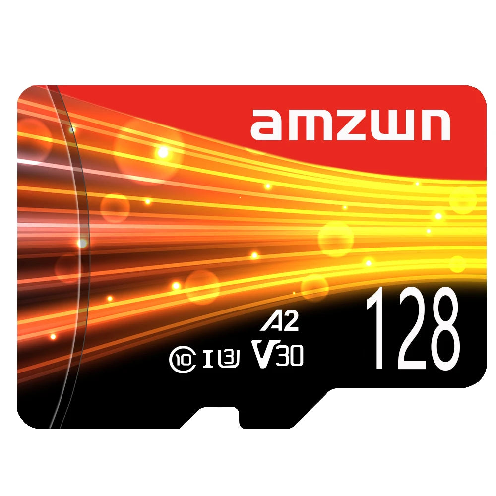 Micro SD TF Card 32GB 64GB 128GB Class 10 U3 A2 V30 | amzwn Flash Memory Card HIP 128GB