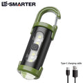 ESMARTER Mini COB Keychain Flashlight – 450 Lumen EDC Torch Keychain Flashlight HIP LY011