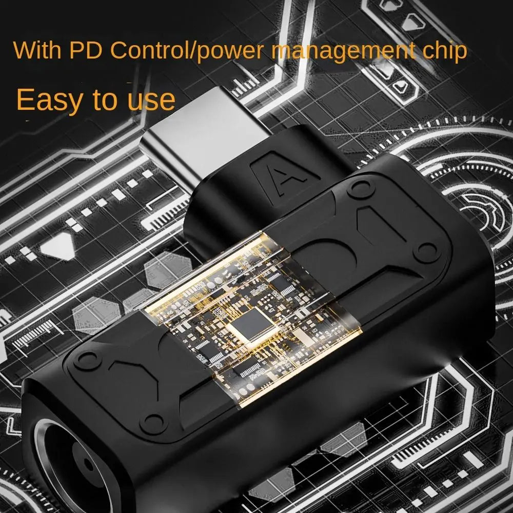 PD 140W DC to USB-C Converter – Laptop Charging Adapter USB-C Power Adapter HIP
