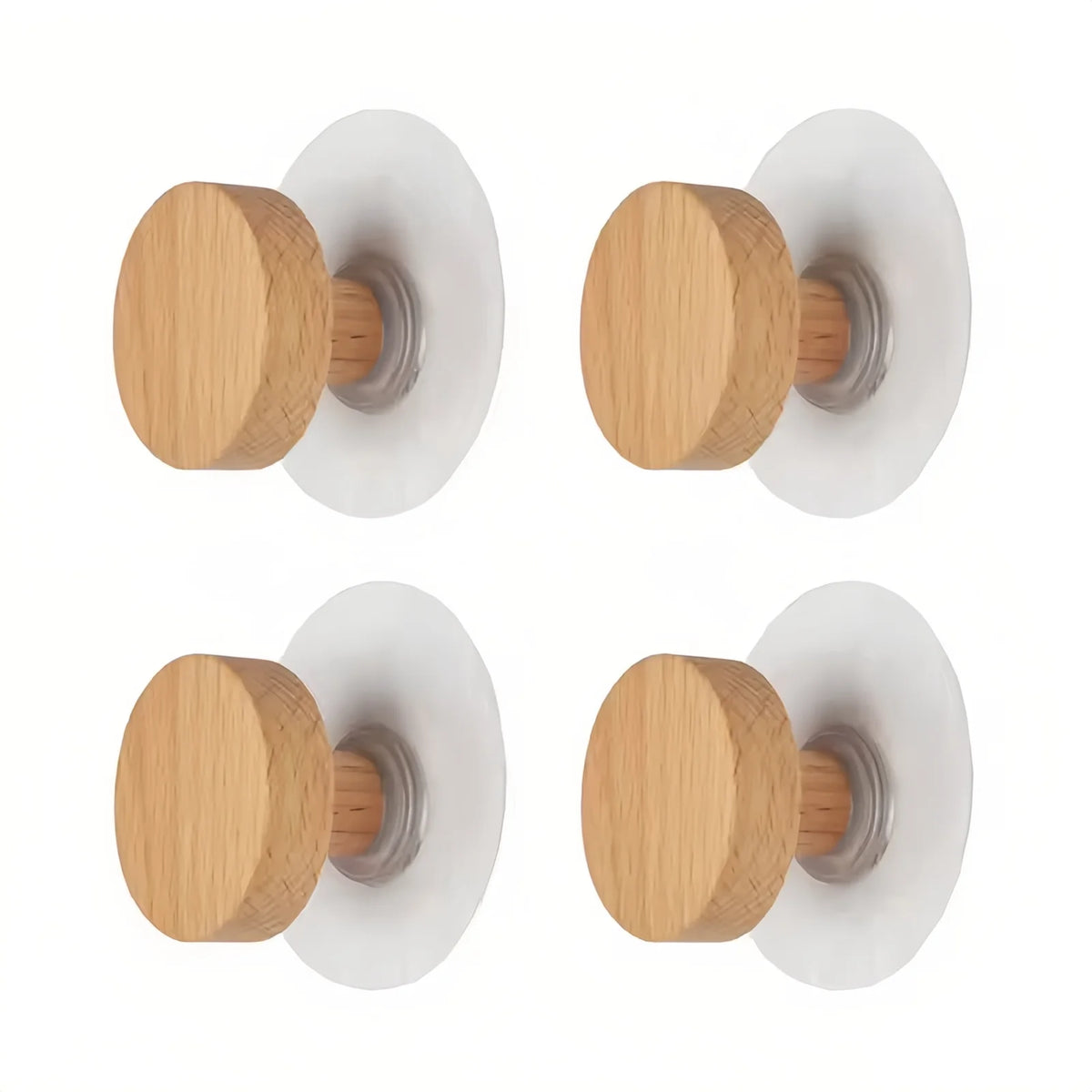 Geometric Wood Wall Hooks – Coat Peg Hanger Set (2 or 4 Pcs) Wood Wall Hook HIP
